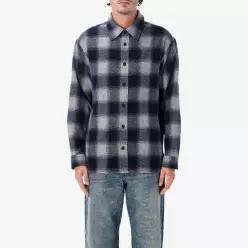 체크 울 오버셔츠 H32058WOATF LAB