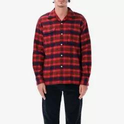 체크 볼링 셔츠 BAKERPS006 RED