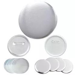 핀버튼 58mm (100개) 메탈 캔뱃지 뱃지 만들기 재료 (비닐 필름 포함)