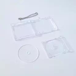 늘이랑 미니 CD 키링 앨범 케이스 NFC 씨디 아크릴 미니어처 투명 아이돌 굿즈 음악 제작 만들기 DIY