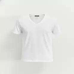 스파오 COMFORT 남성 심리스 브이넥 반팔티_SPMRGA9A11 SPMRGA9A11