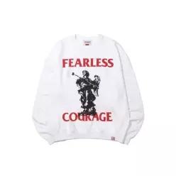 [국내정품] 엑스트라오디너리 맨투맨[피로 PICK]FEARLESS CREWNECK 오프화이트 맨투맨168149