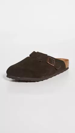 Birkenstock 버켄스탁 보스턴 소프트 풋베드 클로그 남자 브랜드 슬리퍼 샌들 649885