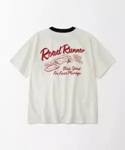OS26SSST73OW 무지티셔츠 오버핏반팔 [LOONEY TUNES] HALF SLEEVE TEE(BIRD SPEED)_OFF WHITE 62