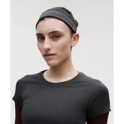 룰루레몬 팀 캐나다 원더 트레인 헤드밴드 COC 로고 - 메이플 에코 미니 블랙 앵커