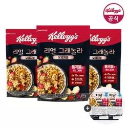 시리얼 리얼 그래놀라 400g x 3개 + (증정)저당 그래놀라 80g