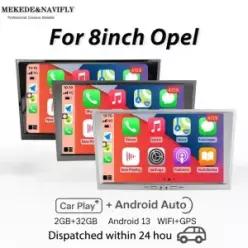 MEKEDE 안드로이드 13 8인치 카 라디오 GPS 카플레이 오펠 아스트라 H J 2004 벡트라 복스홀 안타라 자피라