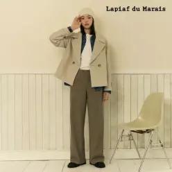 라삐아프 기모 밴딩 헤링본 슬랙스 팬츠 3종[런칭 가격 89,900원]