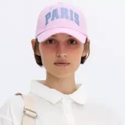 [벤시몽] PARIS BIG LOGO BALL CAP - PINK