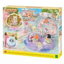 매장정품 SYLVANIAN FAMILIES 5760-실크 고양이 아기의 머메이드 샵