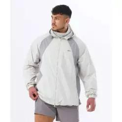 HDEX 에이치텍스 컬러 블럭 나일론 후디 자켓 (Smoke White)385869