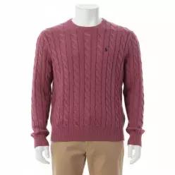 [폴로 랄프 로렌]POLO RALPHLAUREN 포니로고 자수 케이블 니트 710775885518 891958