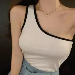 [라일리여성의류] Rly 크롭 요가 나시티 이너끈 캡나시