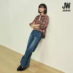 제이슨우 26FW Esme 틴업 컨투어링 와이드 데님 (2 COLORS)