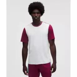 룰루레몬 LULULEMON 메쉬 피케 테니스 숏슬리브 셔츠 WHT RARV DEAM