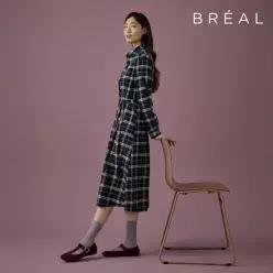 브리엘 소프트 기모 체크 셔츠 원피스 [런칭 가격 59,900원]