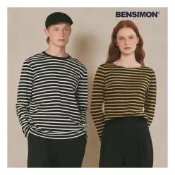 Bensimon 벤시몽 남녀 워셔블 스트라이프 긴팔 티셔츠 8종택일 387079