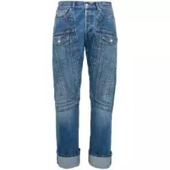 Alexander McQueen 미드라이즈 스트레이트 진 774966QYAAP TP435176297