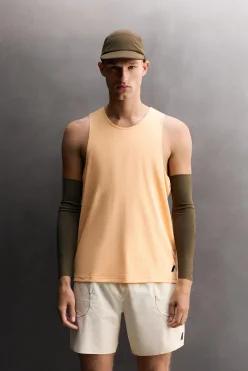 ZARA 자라 라이트 러닝 탱크 티셔츠 오렌지 4387 359 615