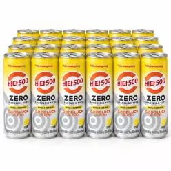 상일 비타500 스파클링 제로 유자 250ml 24개 피로회복제
