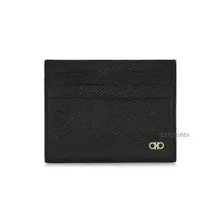 [라벨루쏘] [페라가모] FW25 남성 더블 간치니 카드지갑 66 1478 NERO 0776843