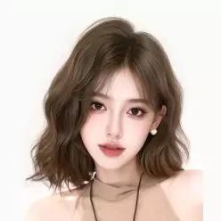 다잇템 데일리 카네아 물결웨이브 단발머리 사이드뱅 여성 헤어끈