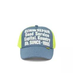 [V90]캐피탈 K2603XH502NEONYEL 남성 캡 모자 비니 버킷햇 Denim Repair Service trucker hat