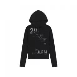 아캄 AAKAM Numbering 후디드 롱 슬리브 블랙 499813