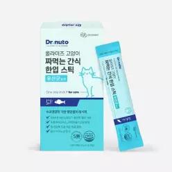 닥터뉴토 고양이 유산균 츄르 간식 올라이즈 한입스틱 프로바이오틱스 장건강 참치 20개입