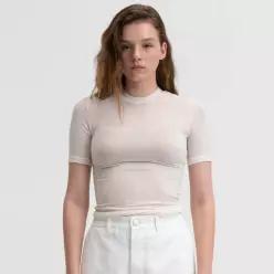 [벤시몽] TENCEL WOOL HALF SLEEVE - IVORY