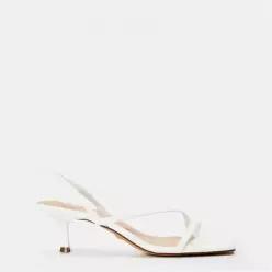 Aldo 알도 페라 오픈 토 로우 힐 슬라이드 - 화이트 7636797