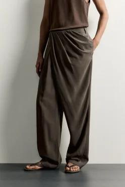 ZARA 자라 LIMITED EDITION 루즈 드레이프 팬츠 샌드 그레이 5342 054
