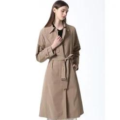 [하프클럽/]고퀄러티 히든 싱글버튼 맥 트렌치코트 (택가격 538000원)