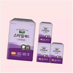 디펜드 스타일 패드 참숯 중용량 24매x4팩 여성 여자 우먼스용 요실금 중형+ 와이드중용량 견본2매 4384800