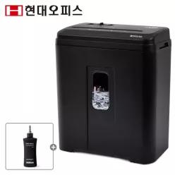 현대오피스 소형 가정용 문서세단기 파쇄기 PK-612X 6매 종이 세절기 전용오일 123168