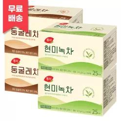 동서식품 동서 현미녹차 50T 둥굴레차 총 100T 소용량 티백차