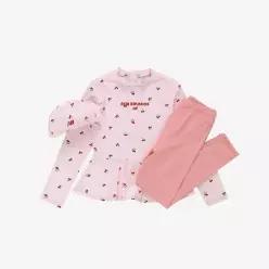 뉴발란스키즈 NK9RG3772G (NBgC Cherry Blossom_플레어 래쉬가드 레깅스 셋업) 2colors