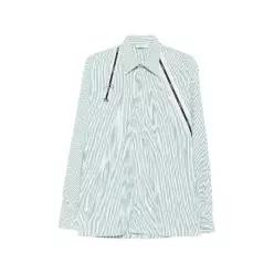 Alexander McQueen Harness striped shirt 12012958810376 TP724273319