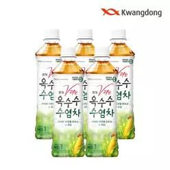 [광동 직영] 옥수수수염차 500ml 48개 (유 무라벨 랜덤)
