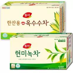 동서식품 인증 상품 동서 현미녹차 100T 한잔용 옥수수차 : ~