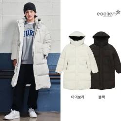 [에꼴리에]남녀공용 겨울신상스탠다드롱다운점퍼(24D0901)_CC