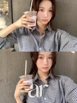 (가을무드/잔잔체크패턴) 잔잔 체크 루즈핏 셔츠 bs8887