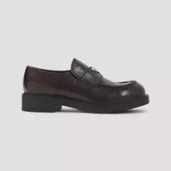 [D14]프라다 2DE127FG0003ZPQ F0562 TEAK 남성 로퍼 모카신 단화 Prada Chocolate Loafers
