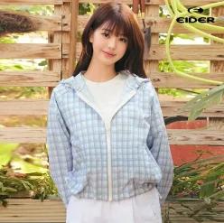 아이더 장원영바람막이 윈드 서커 여성 경량 자켓 체크패턴 시어서커 DWM26162 DWM26162BY 375390