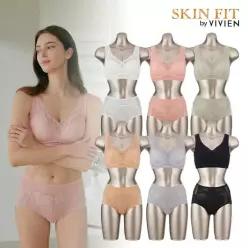 비비안 스킨핏 바디 커버플러스 노와이어 여성속옷세트 12종