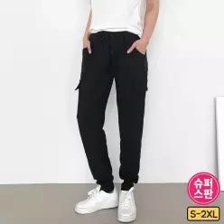 여성용 밴딩 스판 카고 조거 트레이닝 숏/롱 키작녀 키큰녀 기장선택가능 데일리 팬츠 바지 ~빅사이즈까 47