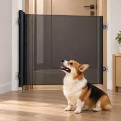 강아지 고양이 안전문 79x130cm 펫 울타리 방묘문 베란다 반려동물 펜스