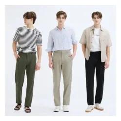 Bensimon 벤시몽 남성 시그니처 퍼펙트핏 쿨팬츠 3종세트
