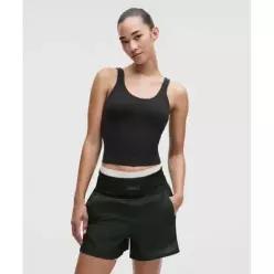 LULULEMON Glow Up 탱크탑 *미디엄 서포트, B C컵 BLK 5732363 LW1EZAS-0001 -