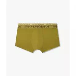 매장정품 EMPORIO ARMANI UNDERWEAR 남성 배색 로고 밴딩 드로즈_올리브 0816312050